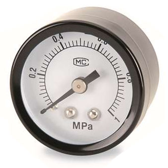 亚德客标准安装压力表,gs-40,pt1/8"